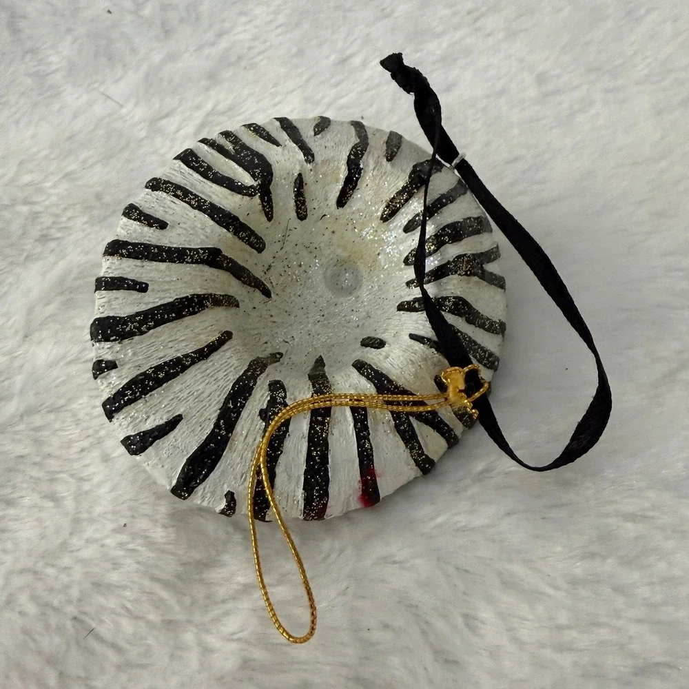 Fashion Shoe Ornament Lot 7pc Zebra‎ Brocade Glam Diva North Pole Glass Stiletto